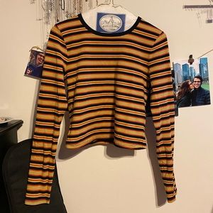 Long sleeve striped shirt